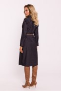 Sukienka Model MOE804 Grafit - Moe Moe Sukienka Model MOE804 Grafit - Moe Moe