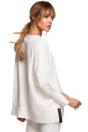Bluza Damska Model MOE491 Ecru - Moe Moe