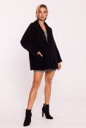 Płaszcz Damski Model MOE808 Black - Moe Moe Płaszcz Damski Model MOE808 Black - Moe Moe