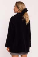 Płaszcz Damski Model MOE808 Black - Moe Moe Płaszcz Damski Model MOE808 Black - Moe Moe