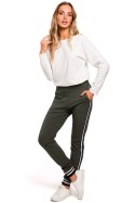 Spodnie Damskie Model MOE460 Military Green - Moe Moe