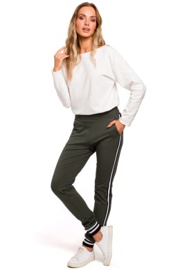 Spodnie Damskie Model MOE460 Military Green - Moe Moe