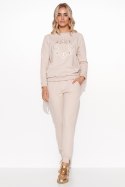 Spodnie Komplet Model M738 Light Beige - Makadamia Makadamia Spodnie Komplet Model M738 Light Beige - Makadamia Makadamia