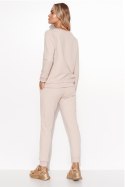 Spodnie Komplet Model M738 Light Beige - Makadamia Makadamia Spodnie Komplet Model M738 Light Beige - Makadamia Makadamia