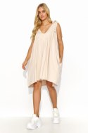 Sukienka Model M816 Light Beige - Makadamia Makadamia Sukienka Model M816 Light Beige - Makadamia Makadamia