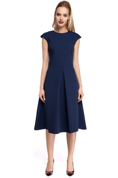Sukienka Model MOE296 Navy - Moe Moe Sukienka Model MOE296 Navy - Moe Moe