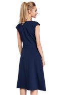 Sukienka Model MOE296 Navy - Moe Moe Sukienka Model MOE296 Navy - Moe Moe