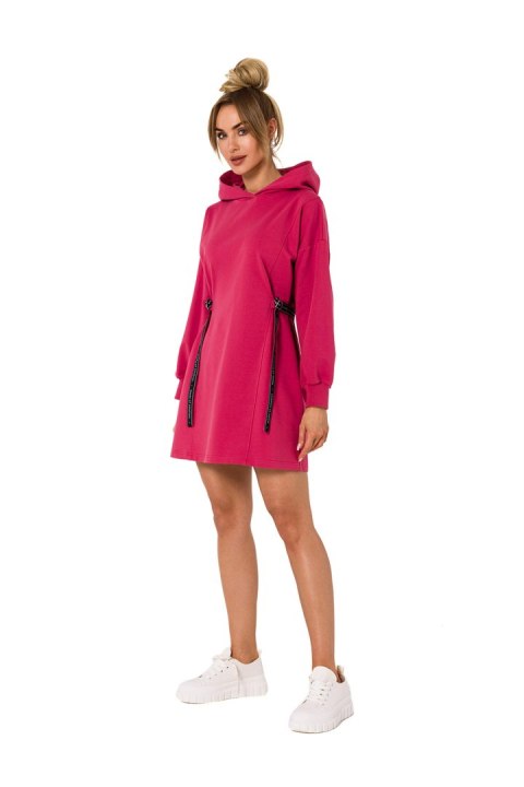 Sukienka Model MOE730 Coral - Moe Moe Sukienka Model MOE730 Coral - Moe Moe