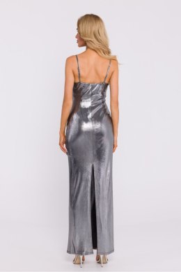 Sukienka Model MOE834 Silver - Moe Moe