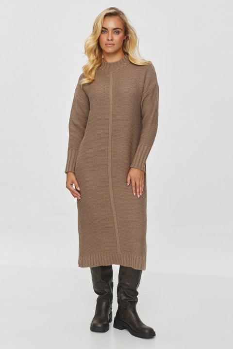 Sukienka Model S147 Cappuccino - Makadamia Makadamia
