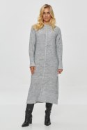 Sukienka Model S147 Grey Melnage - Makadamia Makadamia
