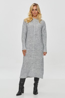 Sukienka Model S147 Grey Melnage - Makadamia Makadamia
