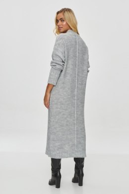 Sukienka Model S147 Grey Melnage - Makadamia Makadamia