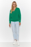 Sweter Damski Model S140 Green - Makadamia Makadamia