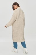 Sweter Kardigan Model S153 Beige Melange - Makadamia Makadamia Sweter Kardigan Model S153 Beige Melange - Makadamia Makadamia