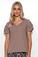 Bluzka Model M775 Mocca - Makadamia Makadamia Bluzka Model M775 Mocca - Makadamia Makadamia