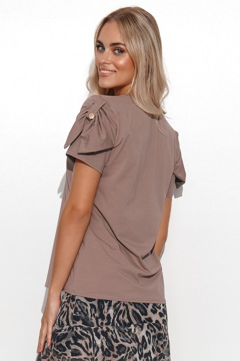 Bluzka Model M775 Mocca - Makadamia Makadamia Bluzka Model M775 Mocca - Makadamia Makadamia