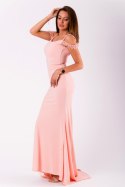 Sukienka Model 18054 Powder Pink - YourNewStyle YourNewStyle Sukienka Model 18054 Powder Pink - YourNewStyle YourNewStyle