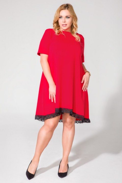 Sukienka Model T107 Red - Tessita Tessita Sukienka Model T107 Red - Tessita Tessita