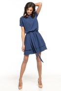 Sukienka Model T268/4 Navy - Tessita Tessita Sukienka Model T268/4 Navy - Tessita Tessita