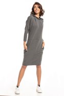 Sukienka Model T321/2 Grey - Tessita Tessita Sukienka Model T321/2 Grey - Tessita Tessita