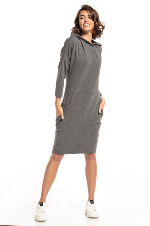 Sukienka Model T321/2 Grey - Tessita Tessita Sukienka Model T321/2 Grey - Tessita Tessita