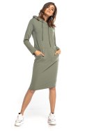 Sukienka Model T357/9 Khaki - Tessita Tessita Sukienka Model T357/9 Khaki - Tessita Tessita