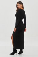 Sukienka Modela M854 Black - Makadamia Makadamia Sukienka Modela M854 Black - Makadamia Makadamia