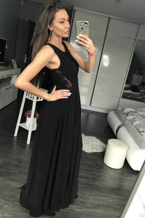 Sukienka Wieczorowa Model 17778 Black - YourNewStyle YourNewStyle Sukienka Wieczorowa Model 17778 Black - YourNewStyle YourNewStyle