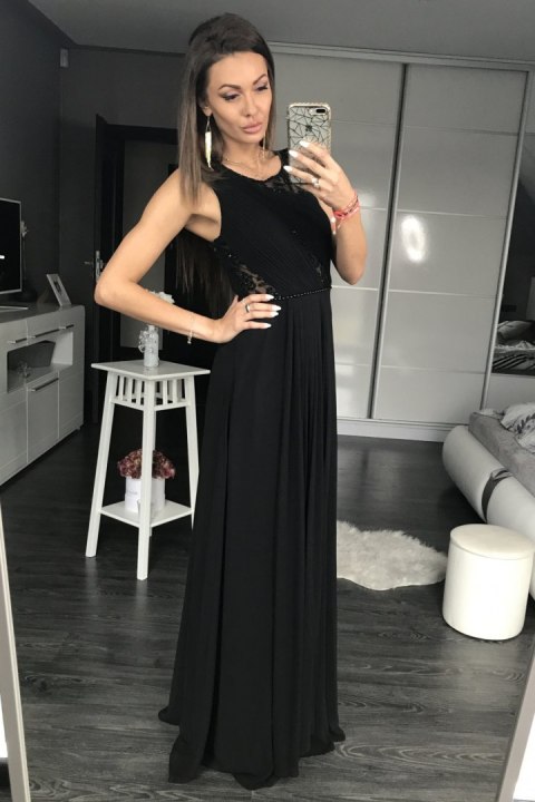 Sukienka Wieczorowa Model 17778 Black - YourNewStyle YourNewStyle Sukienka Wieczorowa Model 17778 Black - YourNewStyle YourNewStyle