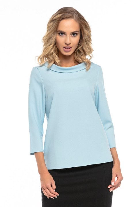 Bluzka Model T243/4 Light Blue - Tessita Tessita Bluzka Model T243/4 Light Blue - Tessita Tessita