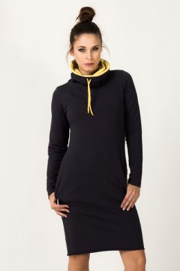 Sukienka Model Kaja 11 Navy/Yellow - Tessita Tessita