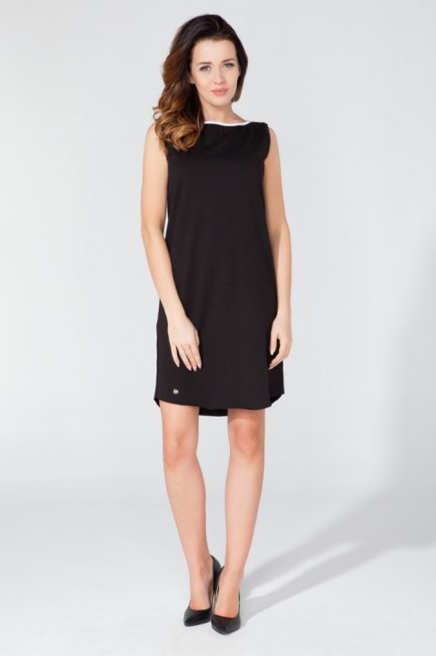 Sukienka Model T118 Black/White - Tessita Tessita Sukienka Model T118 Black/White - Tessita Tessita