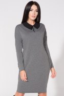 Sukienka Model T142 Grey - Tessita Tessita Sukienka Model T142 Grey - Tessita Tessita