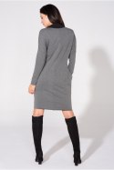 Sukienka Model T142 Grey - Tessita Tessita Sukienka Model T142 Grey - Tessita Tessita