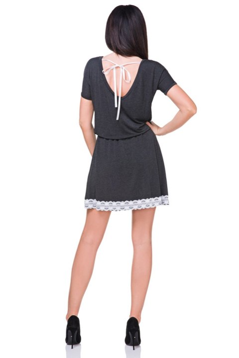 Sukienka Model T171 Dark Grey - Tessita Tessita Sukienka Model T171 Dark Grey - Tessita Tessita