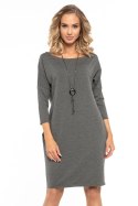 Sukienka Model T247/2 Grey - Tessita Tessita Sukienka Model T247/2 Grey - Tessita Tessita