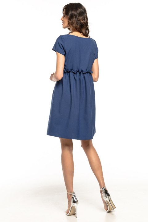 Sukienka Model T266/4 Navy - Tessita Tessita Sukienka Model T266/4 Navy - Tessita Tessita