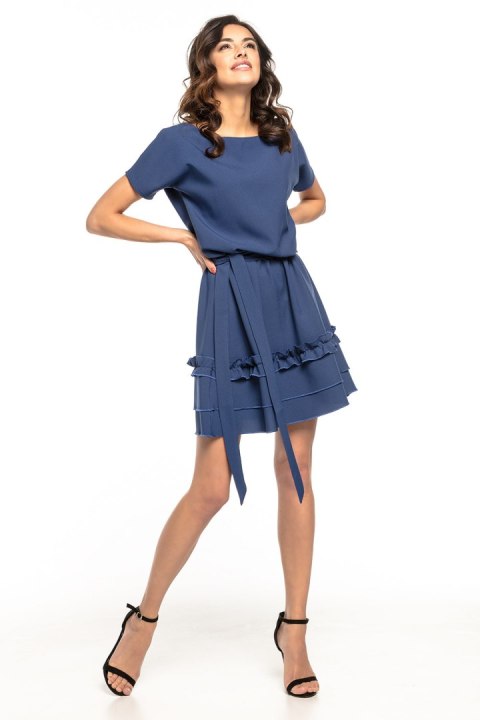 Sukienka Model T267/4 Navy - Tessita Tessita Sukienka Model T267/4 Navy - Tessita Tessita