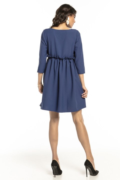 Sukienka Model T284/4 Navy - Tessita Tessita Sukienka Model T284/4 Navy - Tessita Tessita