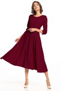 Sukienka Model T327/13 Burgund - Tessita Tessita Sukienka Model T327/13 Burgund - Tessita Tessita
