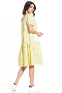 Sukienka Model T338/2 Yellow - Tessita Tessita Sukienka Model T338/2 Yellow - Tessita Tessita