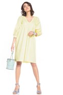Sukienka Model T342/2 Yellow - Tessita Tessita Sukienka Model T342/2 Yellow - Tessita Tessita