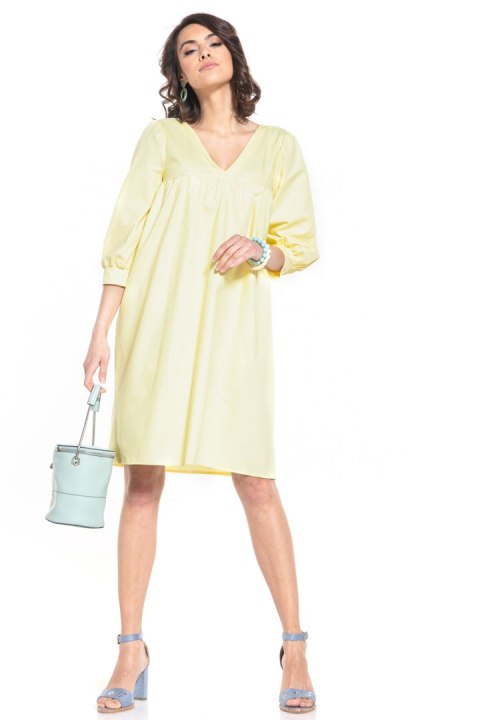 Sukienka Model T342/2 Yellow - Tessita Tessita Sukienka Model T342/2 Yellow - Tessita Tessita