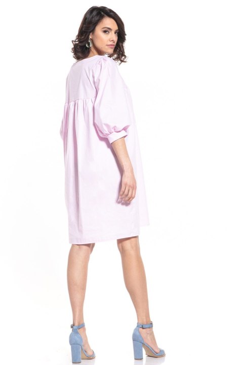Sukienka Model T342/3 Pink - Tessita Tessita Sukienka Model T342/3 Pink - Tessita Tessita