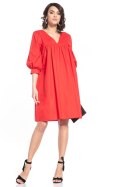 Sukienka Model T342/8 Red - Tessita Tessita Sukienka Model T342/8 Red - Tessita Tessita