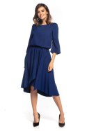 Sukienka Model T347/4 Navy - Tessita Tessita Sukienka Model T347/4 Navy - Tessita Tessita