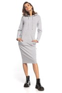 Sukienka Model T357/2 Light Grey - Tessita Tessita Sukienka Model T357/2 Light Grey - Tessita Tessita