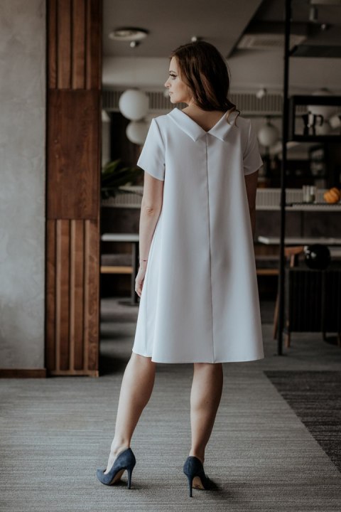 Sukienka Model T373/1 White - Tessita Tessita Sukienka Model T373/1 White - Tessita Tessita