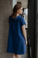 Sukienka Model T373/4 Navy - Tessita Tessita Sukienka Model T373/4 Navy - Tessita Tessita